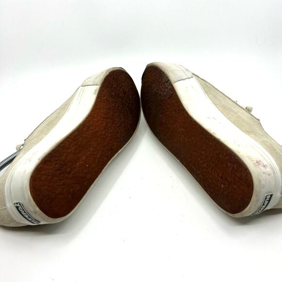 Superga Sand Suede Platform Sneaker Women's 7.5 US - Picture 8 of 9